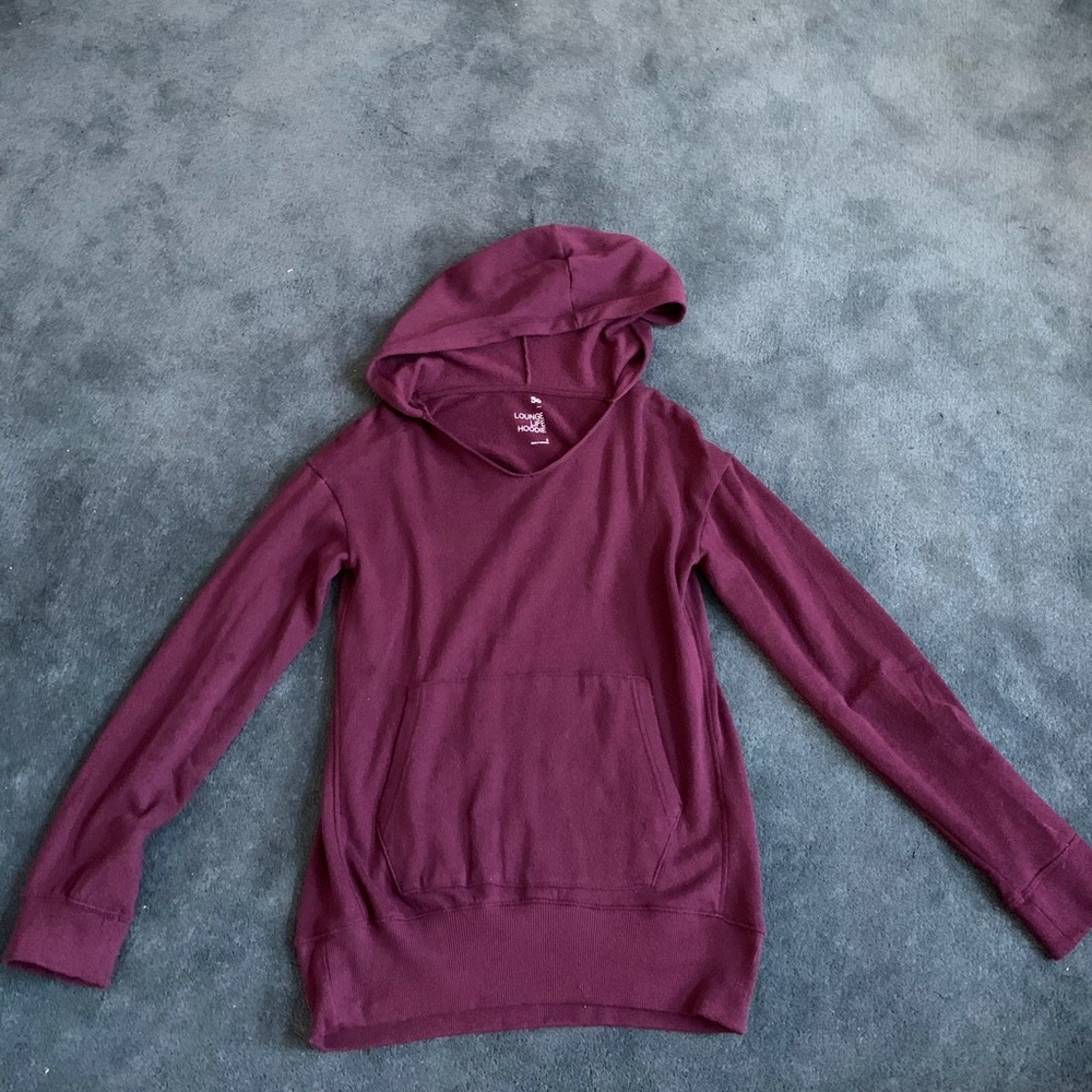 Small girls maroon hoodie